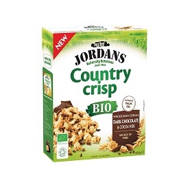 Country Crisp Bio Müsli mit Zartbitterschokolade-Chips JORDANS 400 g