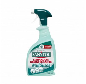 Limpiador Desinfectante Multiusos SANYTOL Sin Lejía Spray 750 ml