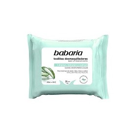 Aloe Vera barbaria Make-up Remover Wipes 25 Units