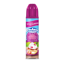 Asturian Lactose-Free Sweetened Whipped Cream Spray 275 g