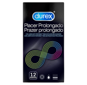 Preservativos Placer Prolongado Durex 12 unidades