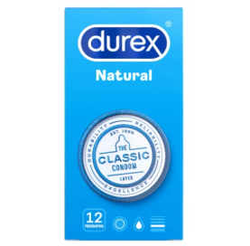 Durex Natural Comfort Condoms 12 Units