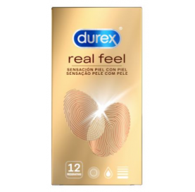 Preservativo Real Feel Durex 12 Unidades