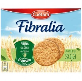 Fibralia Wholegrain Soya Cuétara biscuits 550 g