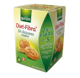 Galletas Diet Fibra Sin Azúcares Gullón 450 g