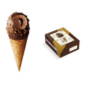 Cone with Chocolate Ice Cream Alma de Chocolate La Menorquina Pack 4 Units