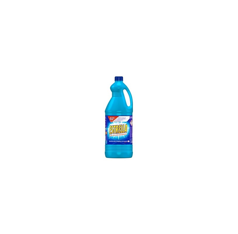 Lejía hogar con detergente frescor azul Estrella 1,43 l