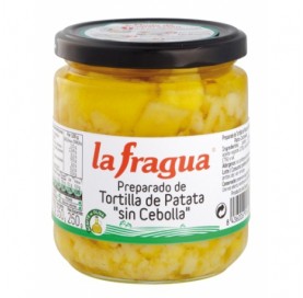 Zubereitetes Kartoffelomelett mit Zwiebeln La Fragua 350 g