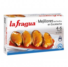 Pacific Mussels in Pickled Sauce La Fragua 4-6 Pieces