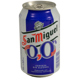 Alkoholfreies Bier 0,0% san Miguel 33 Cl