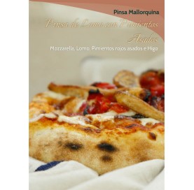 Pizza Pinsa Lomo con Pimientos Llest 390 g