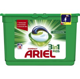 Ariel Regular 3 in 1 Kapseln X 18 Tabletten