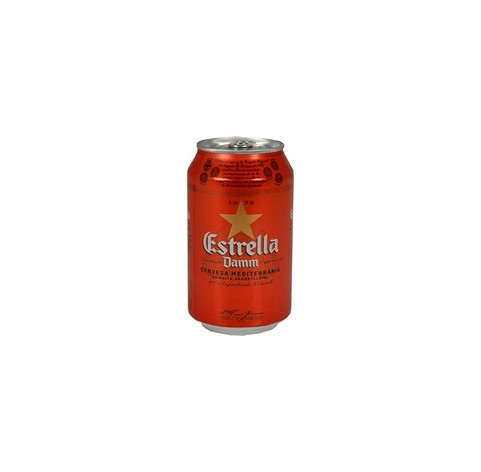Estrella Damm Beer 33 cl Can