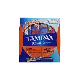 TAMPAX Compack Pearl Super Plus x 18